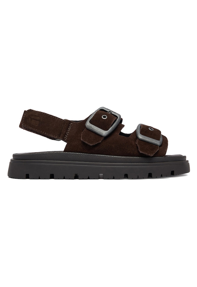 Sandale dama - G-Star Raw - piele intoarsa - inchidere velcro - maro - Maro