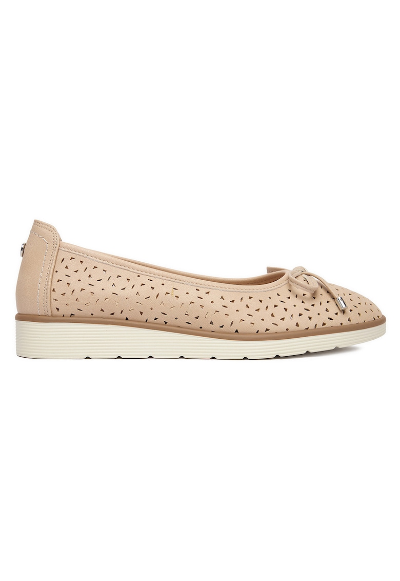 Balerini roz - textil - varf rotund