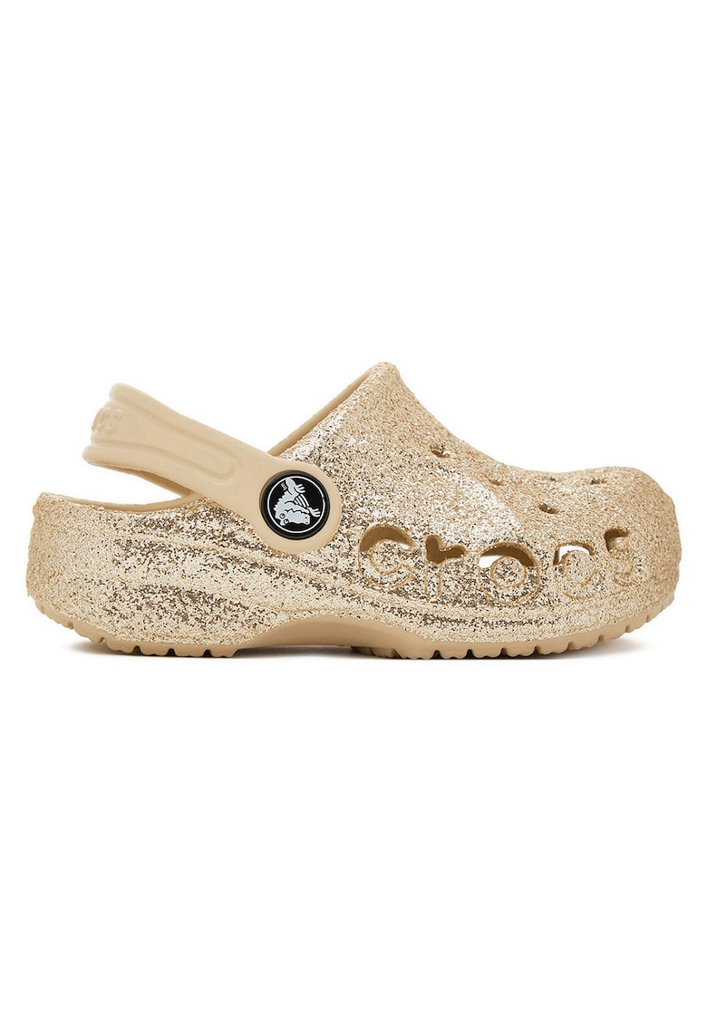 Papuci fetita - auriu - material sintetic -