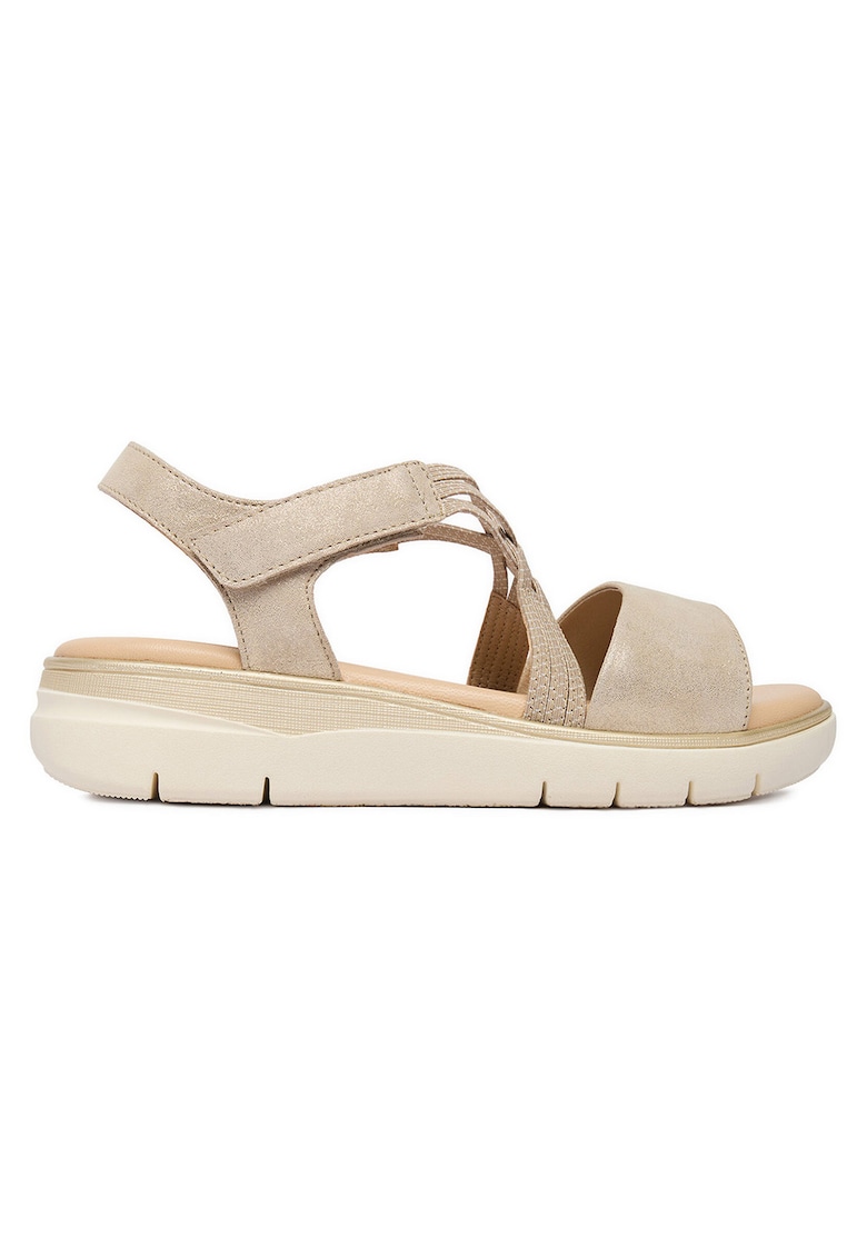 Sandale dama auriu - piele premium - Auriu
