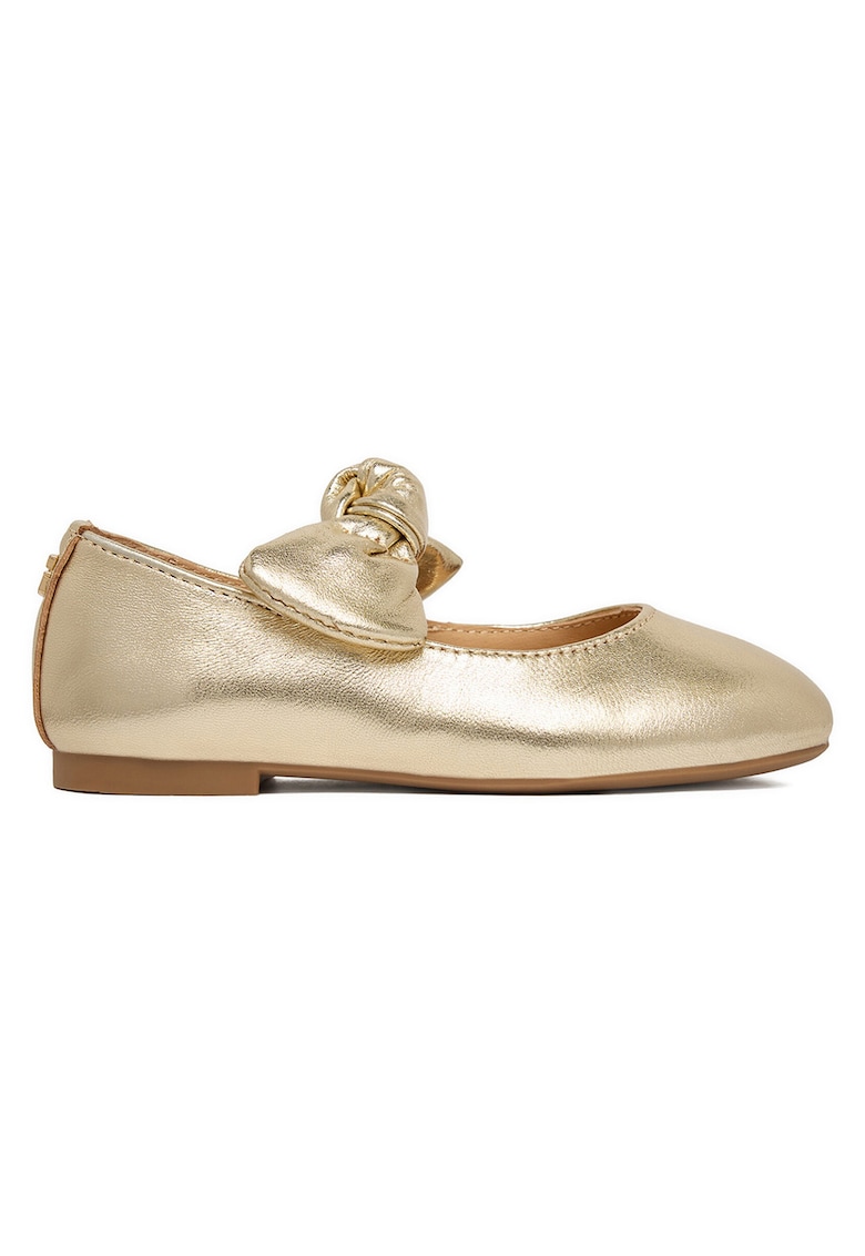 Balerini copii eleganti - piele naturala - auriu