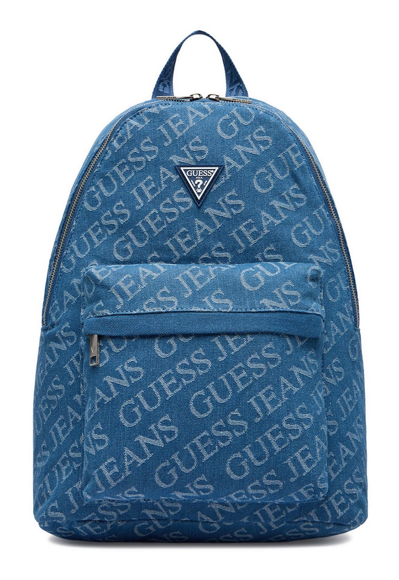 Rucsac denim albastru ajustabil unisex
