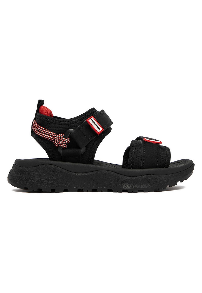 Sandale baieti - negru - sintetic - sistem inchidere Velcro