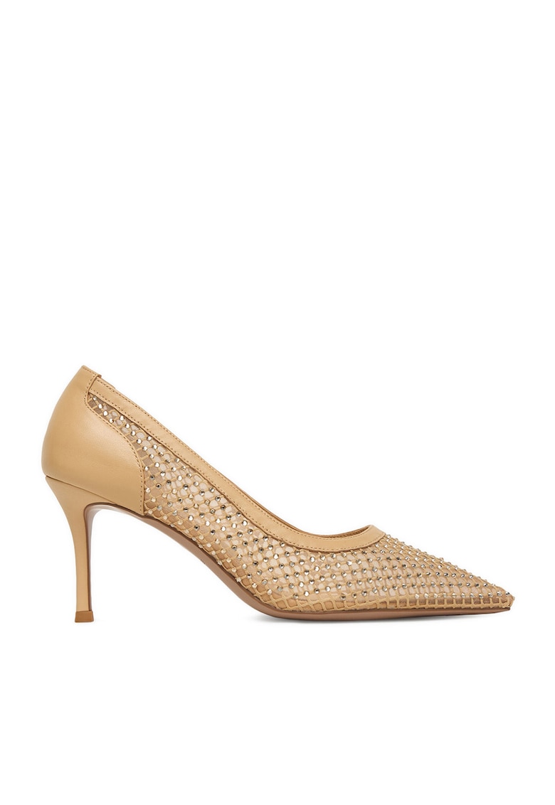 Pantofi dama - toc ascutit - bej - Bej