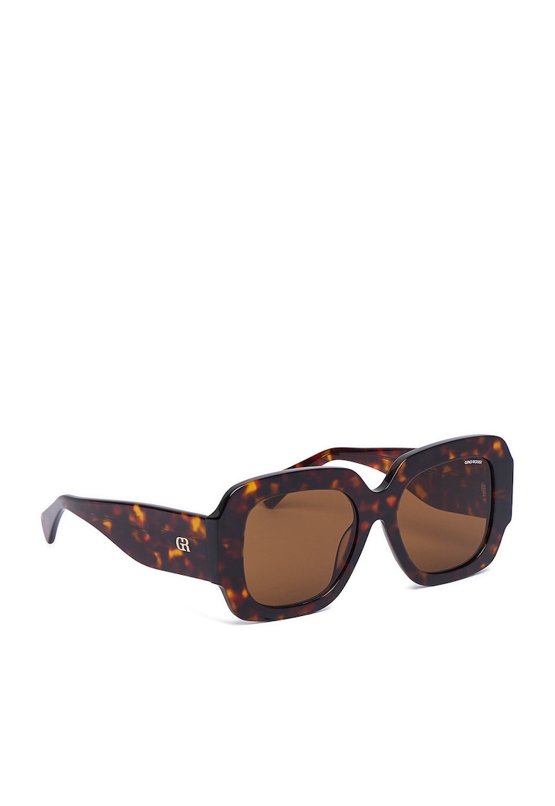 Ochelari de soare maro pantera unisex 58x15x140mm