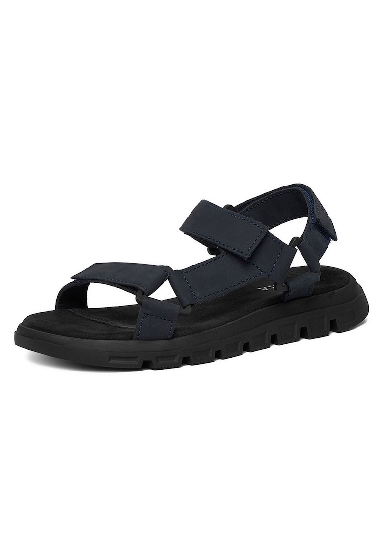 Sandale barbati bleumarin - piele naturala - sistem inchidere Velcro -