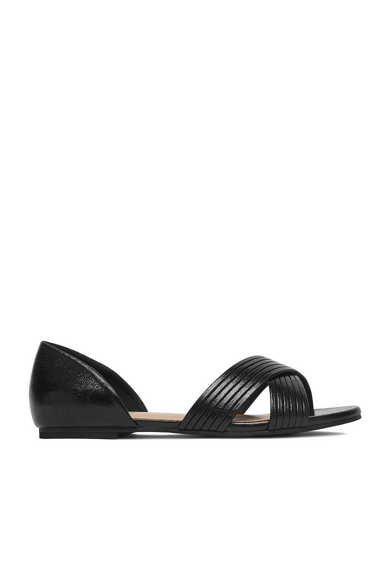 Sandale dama minimaliste - confortabile - Negru