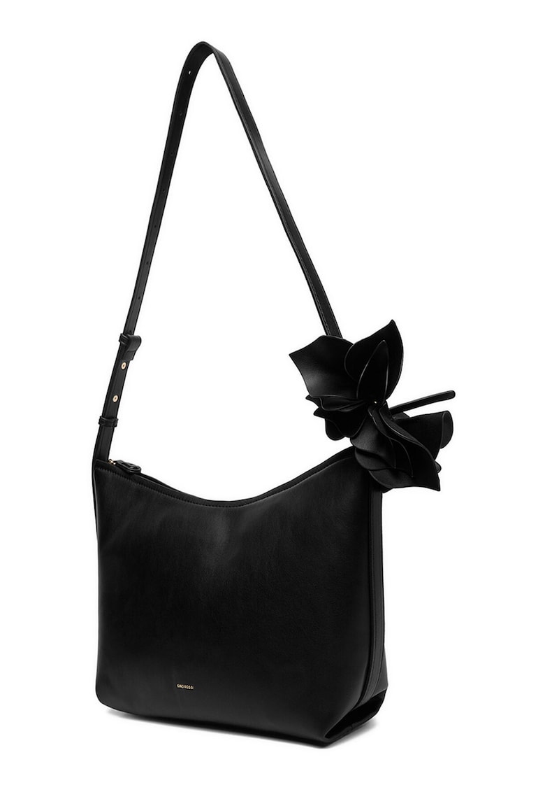 Geanta dama textil negru 30x25cm