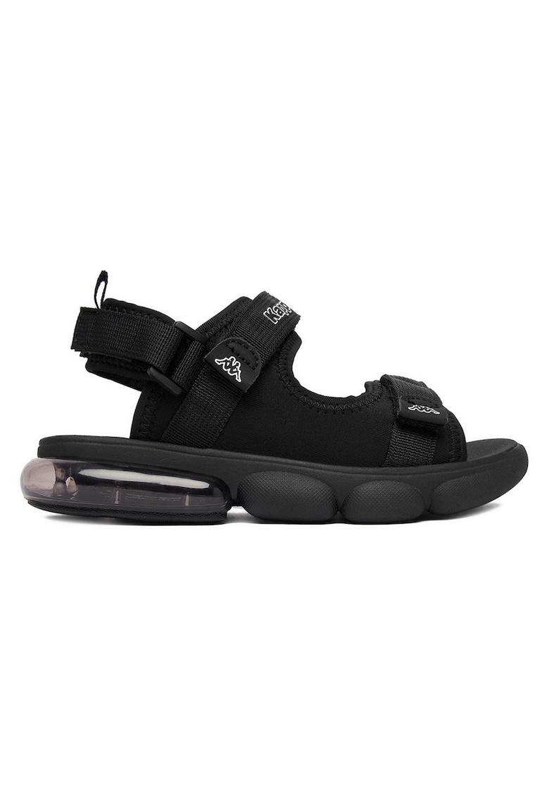 Sandale baieti model RAPIDO - negru - material textil - cu LED-uri intermitente - sistem de inchidere Velcro - Negru
