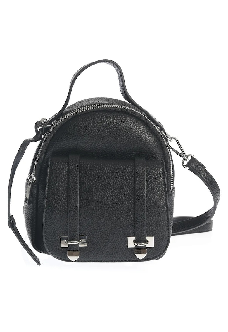 Rucsac mini negru cu bretele detasabile
