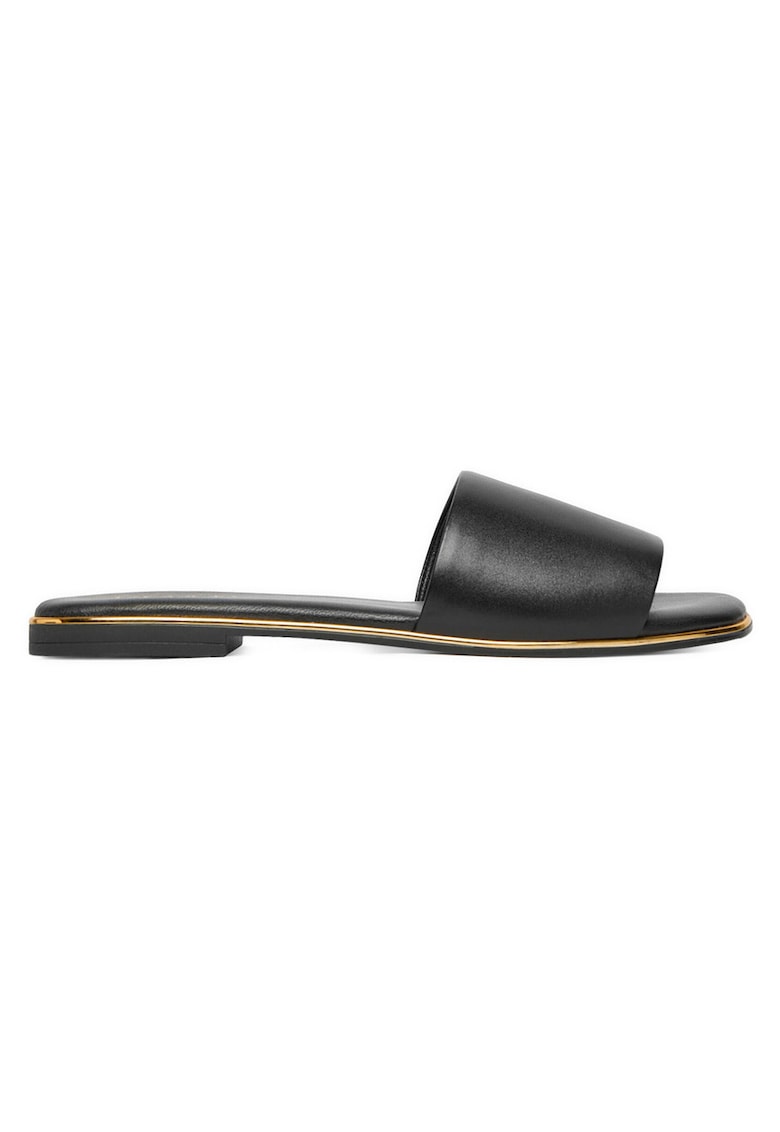 Papuci dama piele neagra - Negru