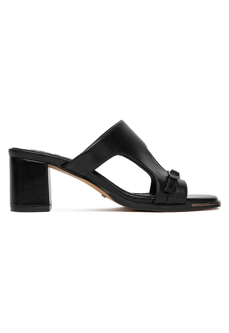 Papuci piele naturala - negru - Negru