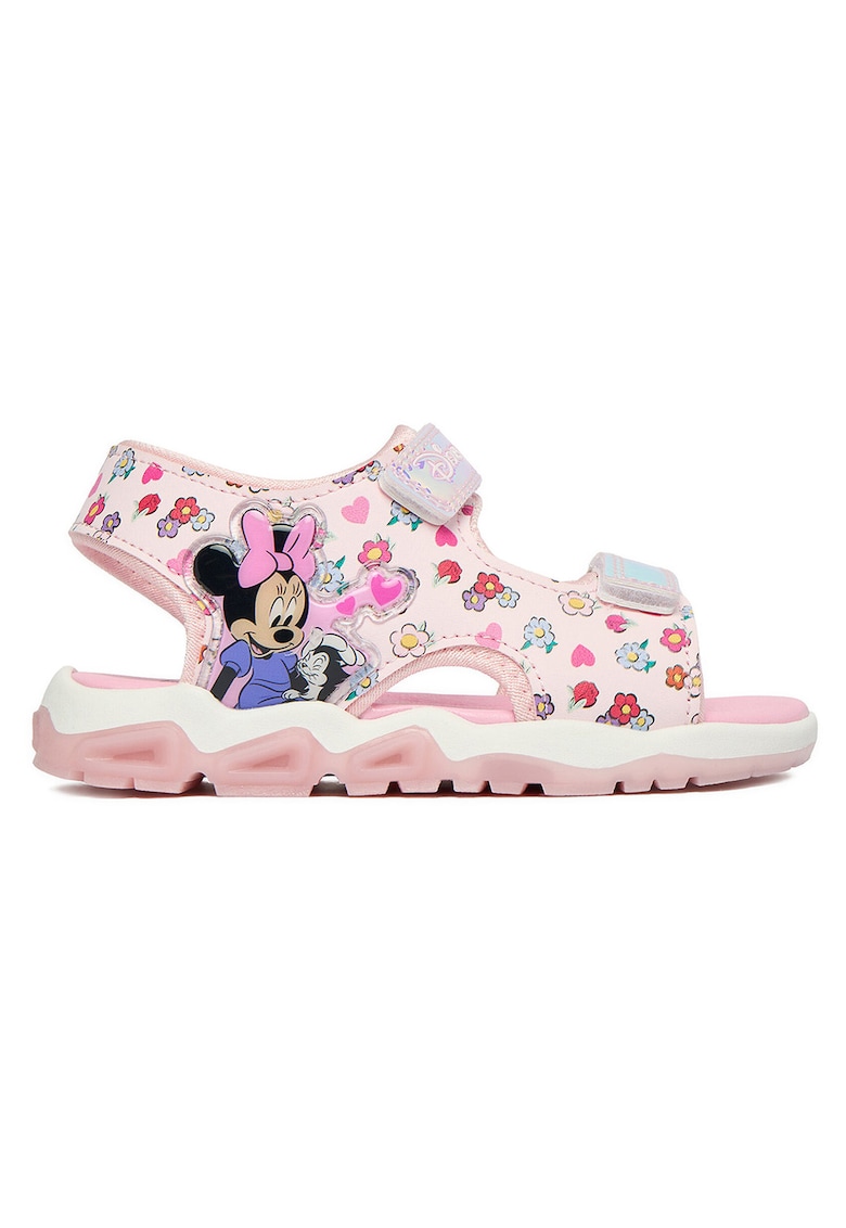 Sandale copii - multicolor - piele ecologica - sistem inchidere Velcro -