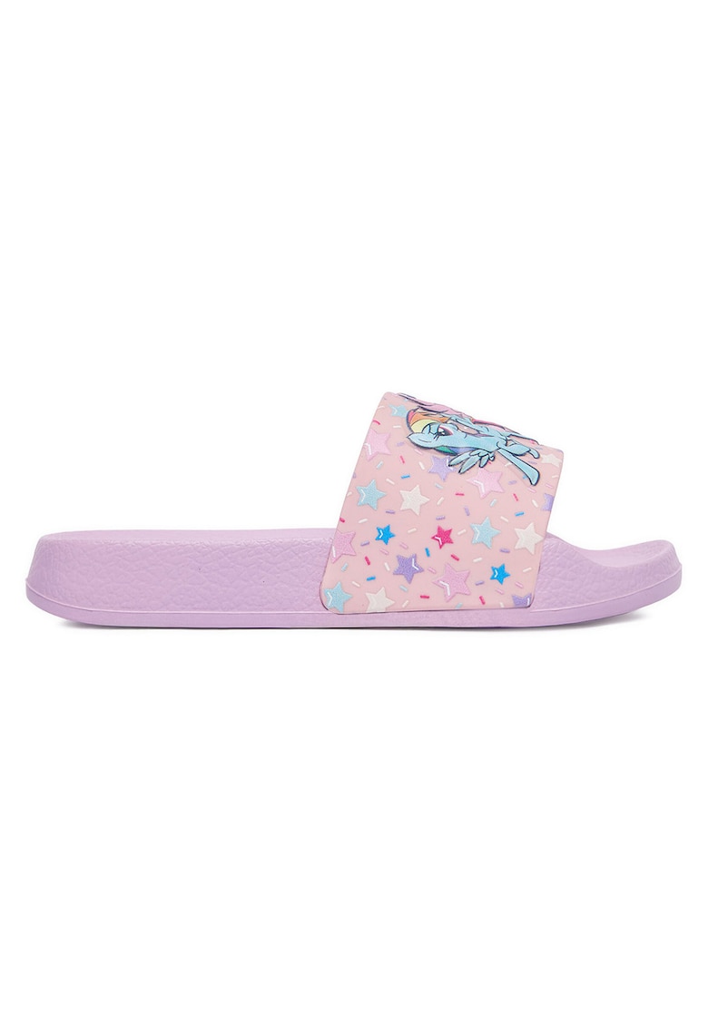 Papuci copii - roz - material sintetic - pentru fete