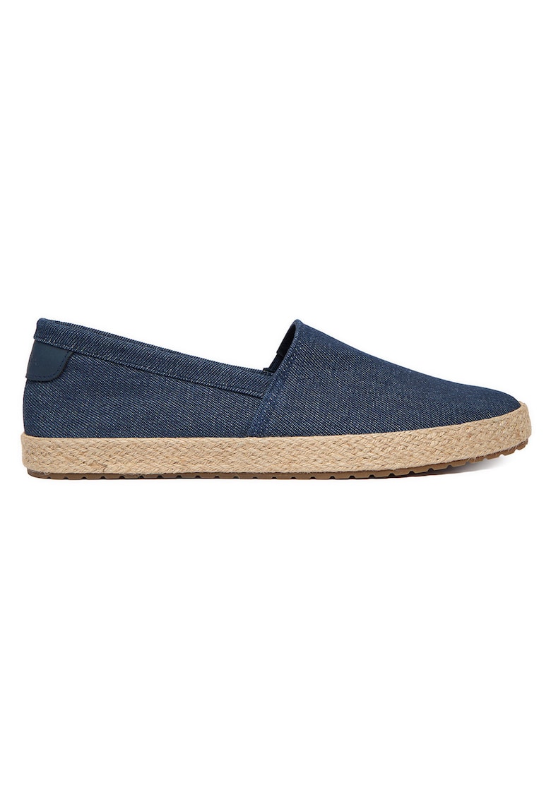 Mocasini barbati - bleumarin - textil -