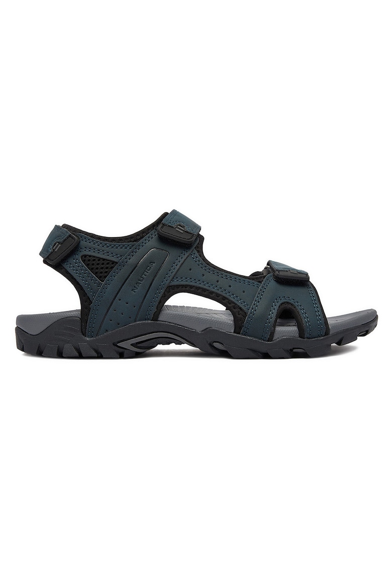 Sandale barbatesti - bleumarin - textil - sistem inchidere Velcro -