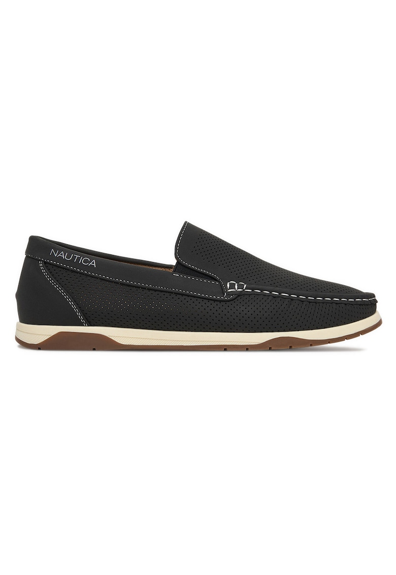 Mocasini barbati bleumarin - piele ecologica - design minimalist - talpa flexibila