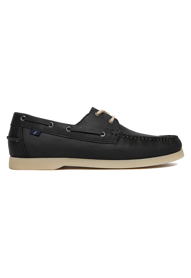 Mocasini barbati piele naturala - negru - design clasic - confortabili - Negru