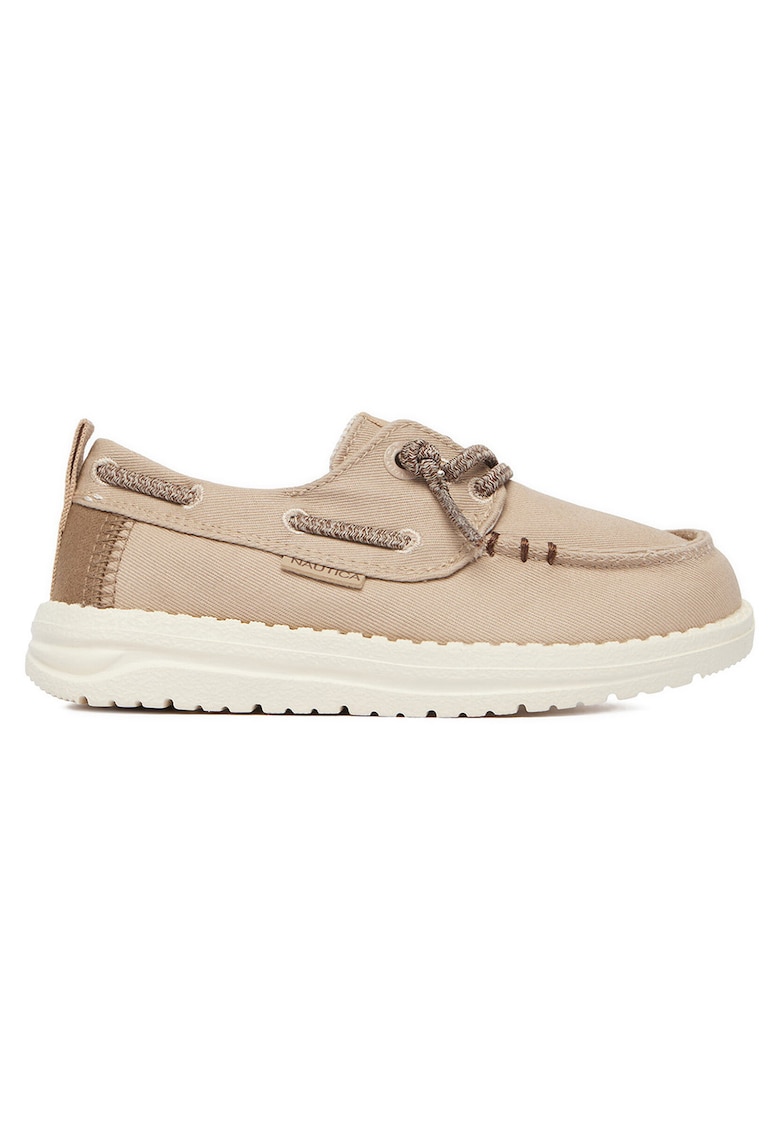 Pantofi sport copii casual - bej - material textil - incaltaminte confortabila