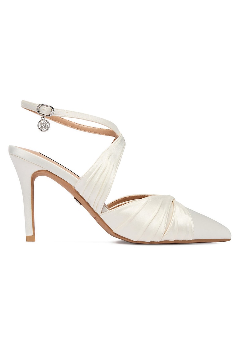 Pantofi dama - toc ascutit - crem -