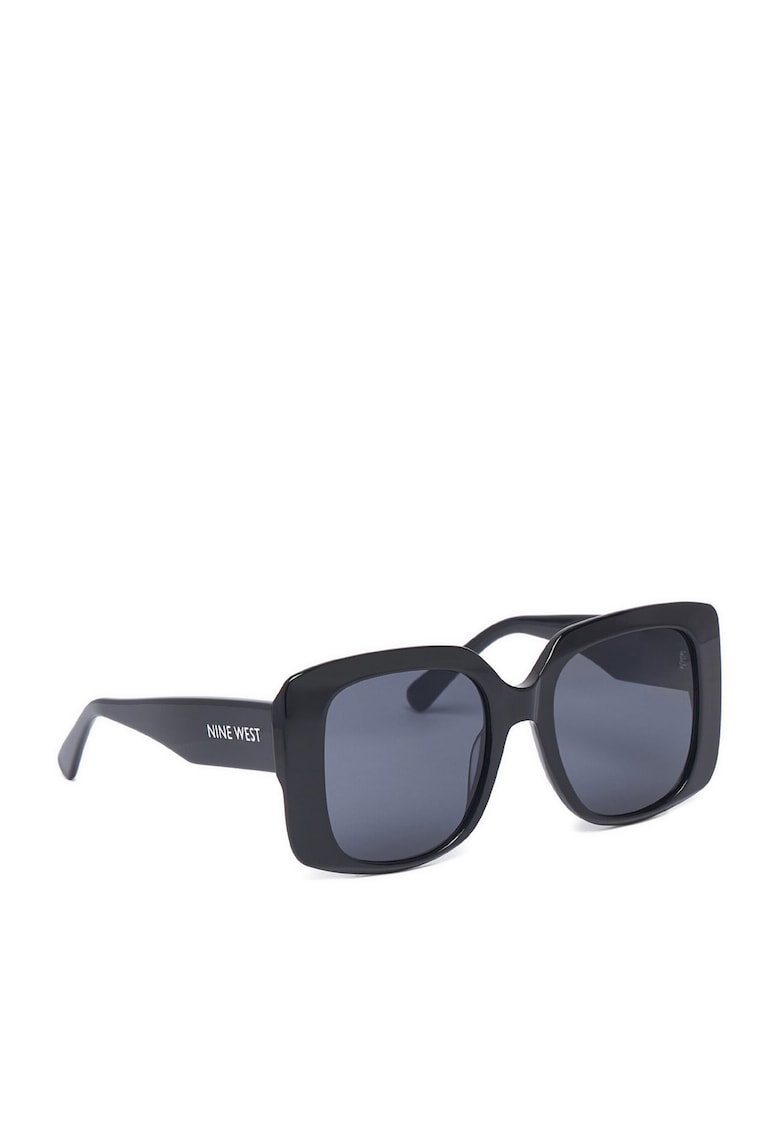 Ochelari de soare dama - patrat - negru - marime unica