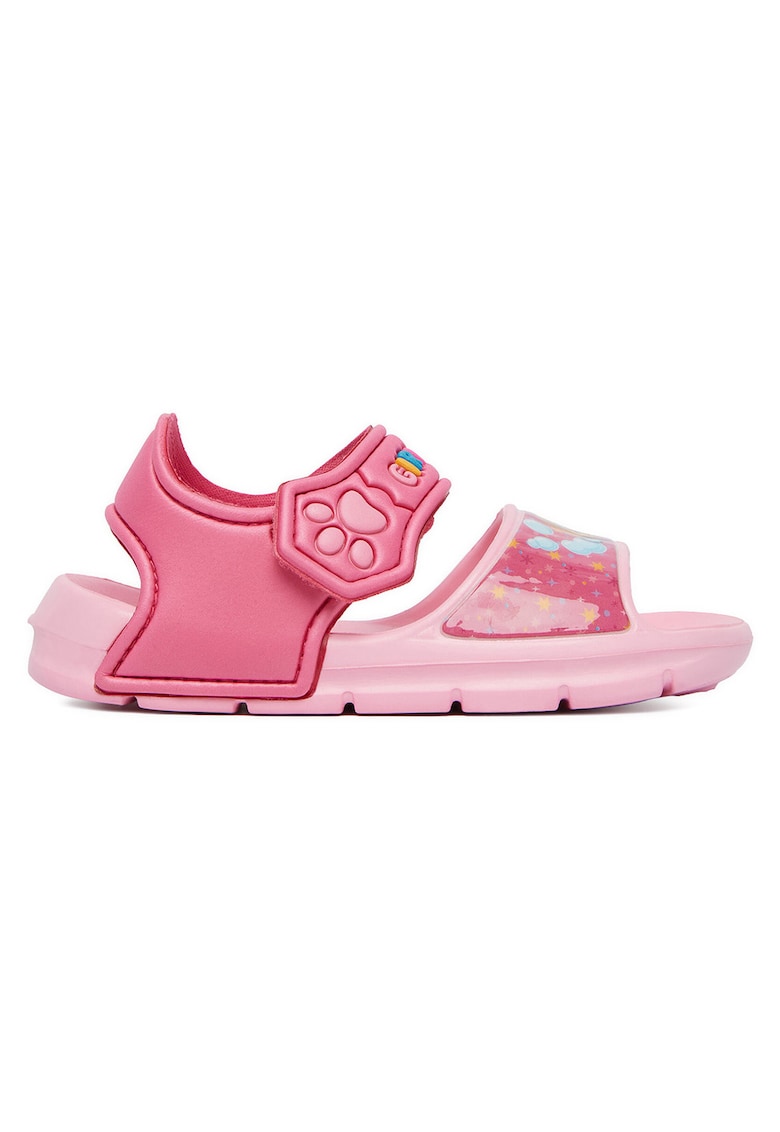 Sandale fete - roz - sintetic - sistem inchidere Velcro