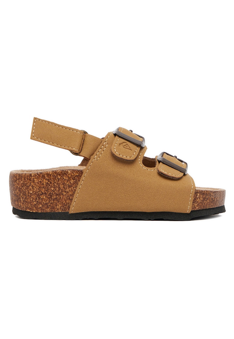 Sandale baieti maro - sintetic - sistem inchidere Velcro