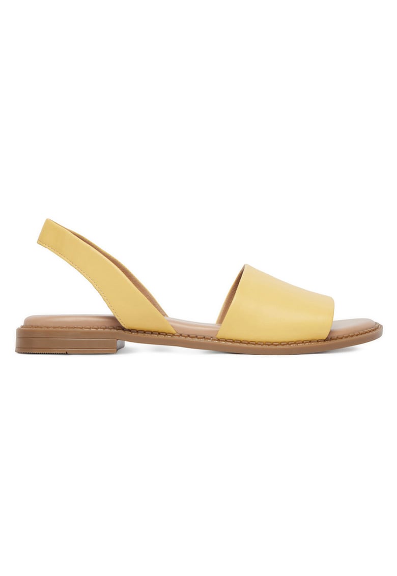 Sandale galbene din piele naturală - Galben