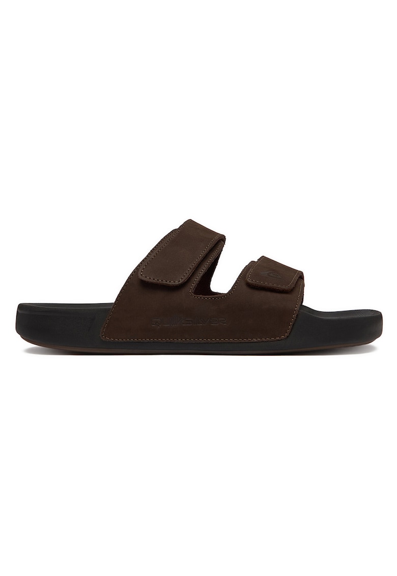 Papuci RAPID-01 - piele naturala - confortabili - maro