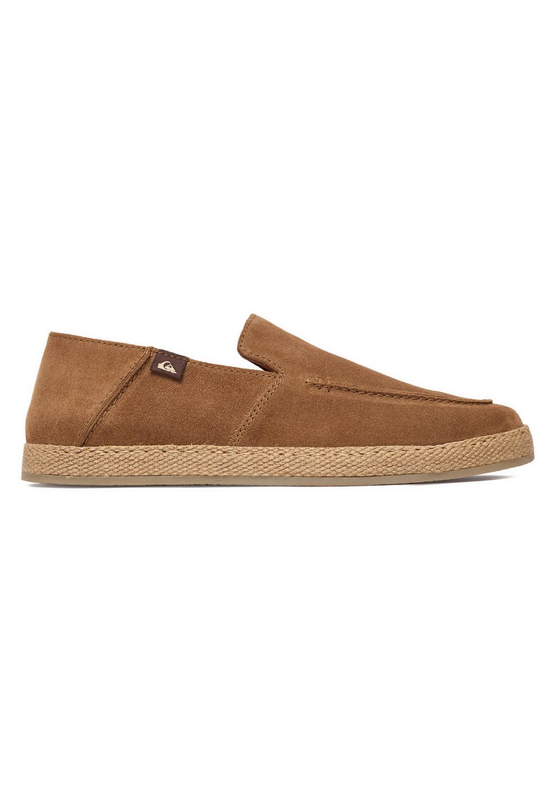 Espadrile barbati piele intoarsa - casual - maro