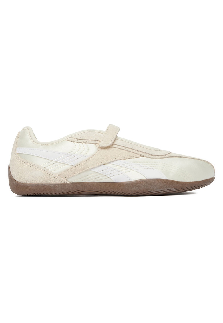 Balerini bej - textil - sistem inchidere Velcro -
