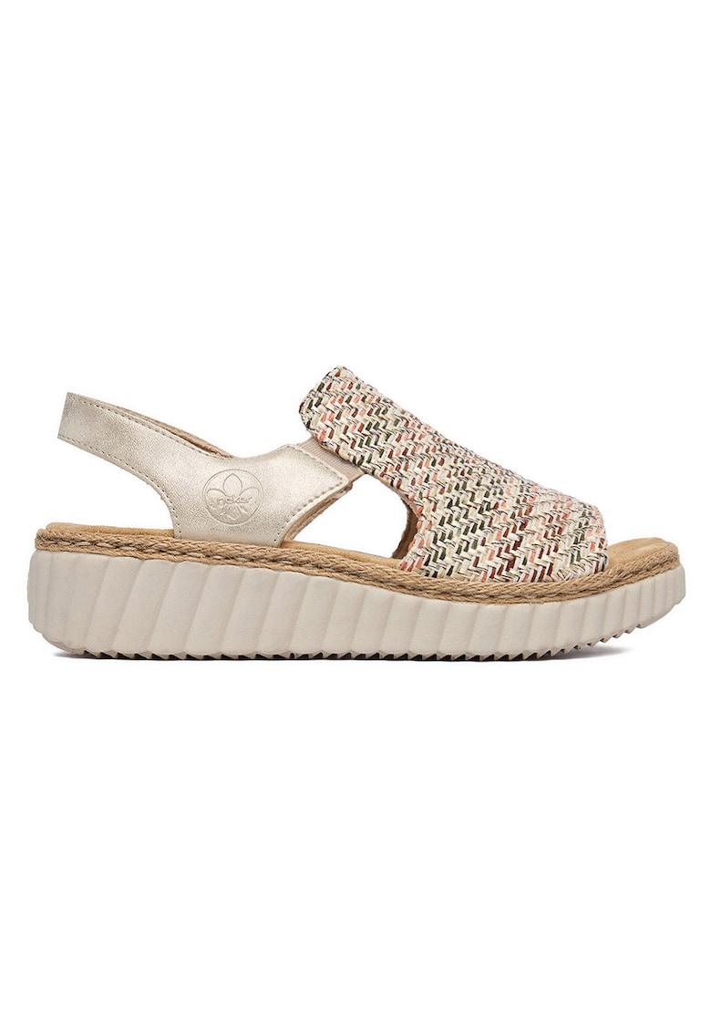 Sandale dama - bej - textil