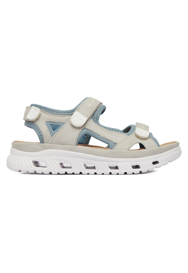 Sandale dama inchidere velcro - usoare - Gri
