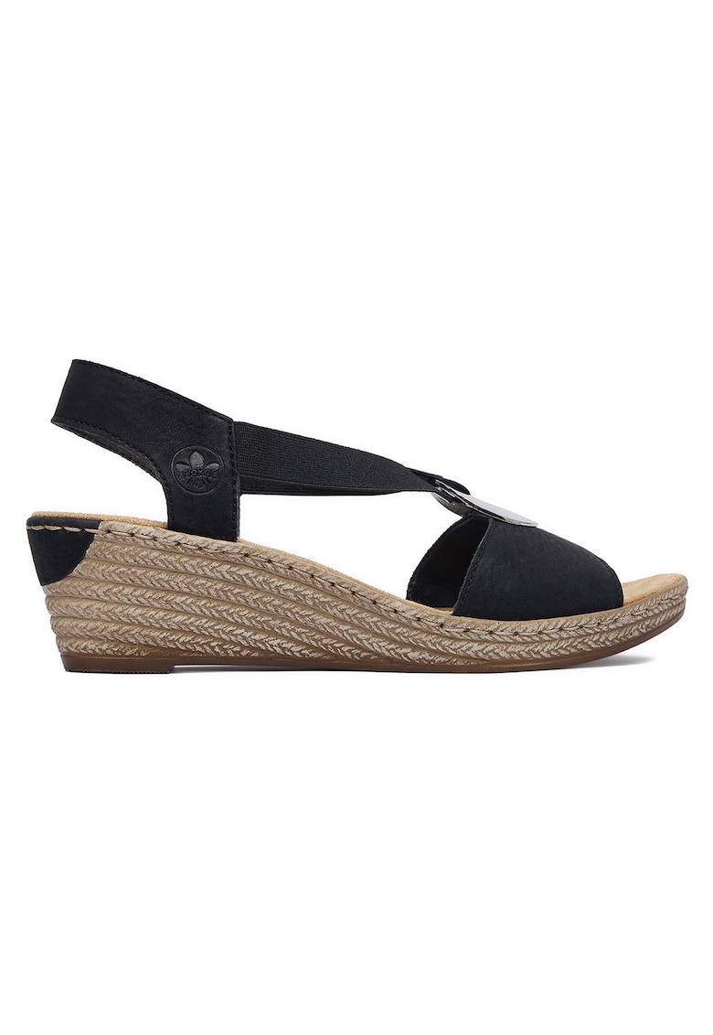 Sandale dama negru - piele ecologica - Negru