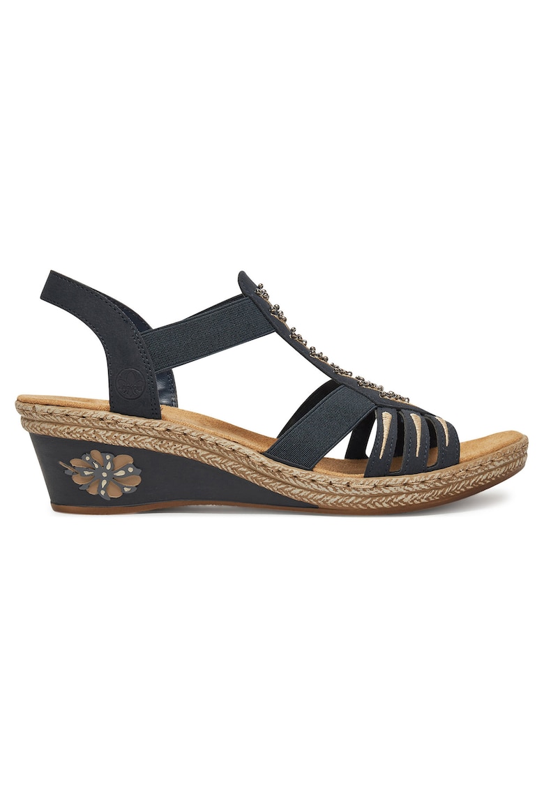 Sandale dama bleumarin - piele ecologica - Bleumarin