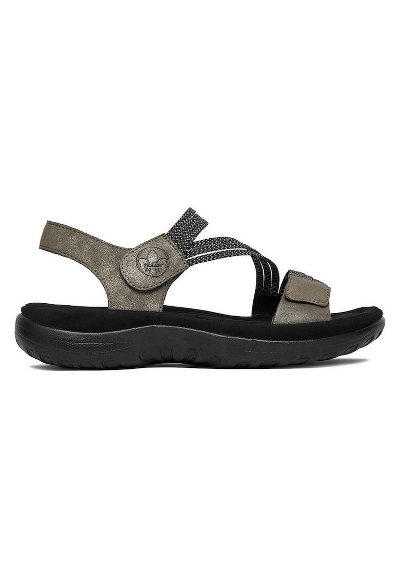 Sandale dama - gri - piele ecologica