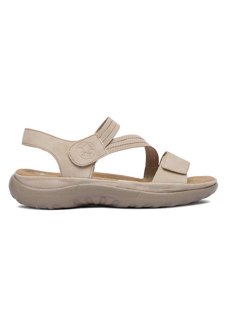 Sandale dama - bej - piele ecologica -