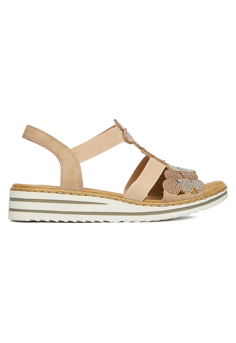 Sandale dama - V0613-90 - bej - piele ecologica
