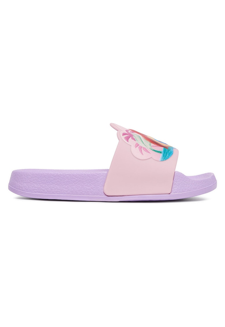 Papuci copii - roz - material sintetic -