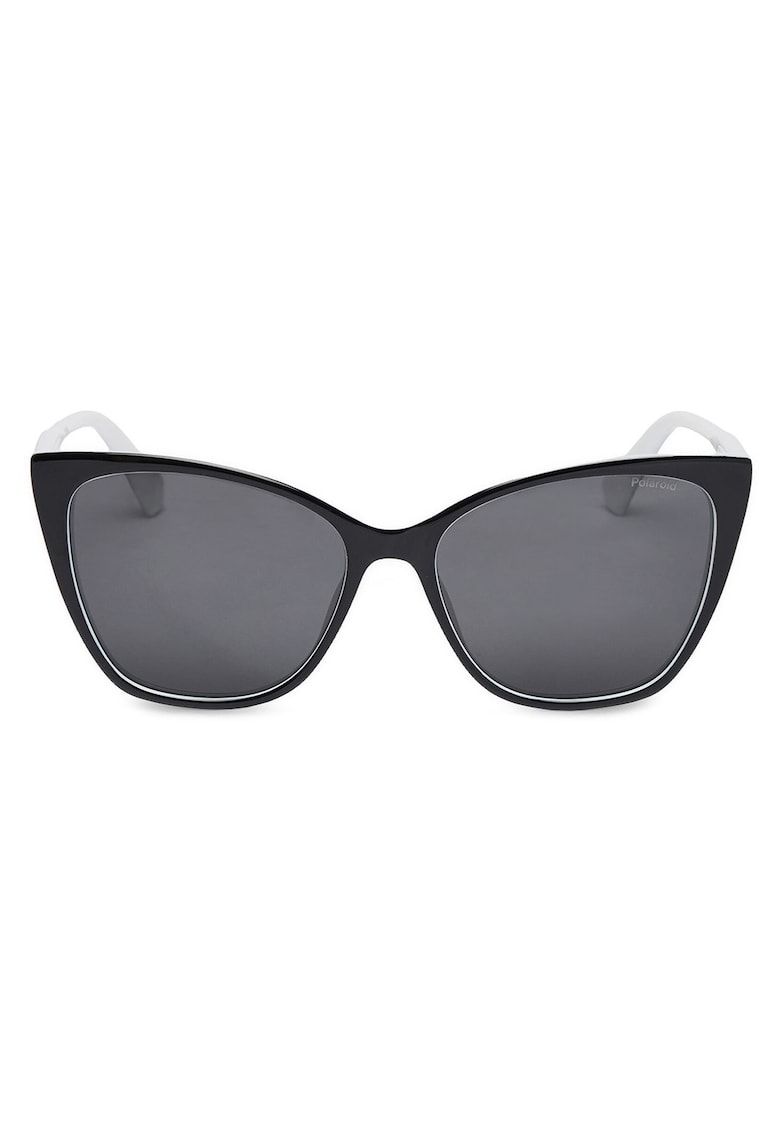 Ochelari de soare dama negru unisex - Alb/Negru - Marime Unica INTL