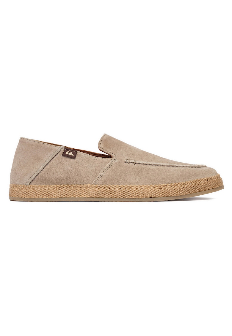 Espadrile barbati piele intoarsa - casual - bej