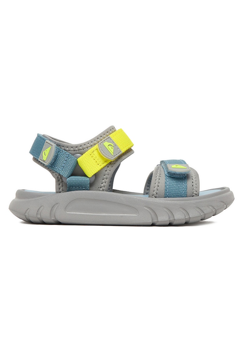 Sandale gri - textil - sistem inchidere Velcro - Gri