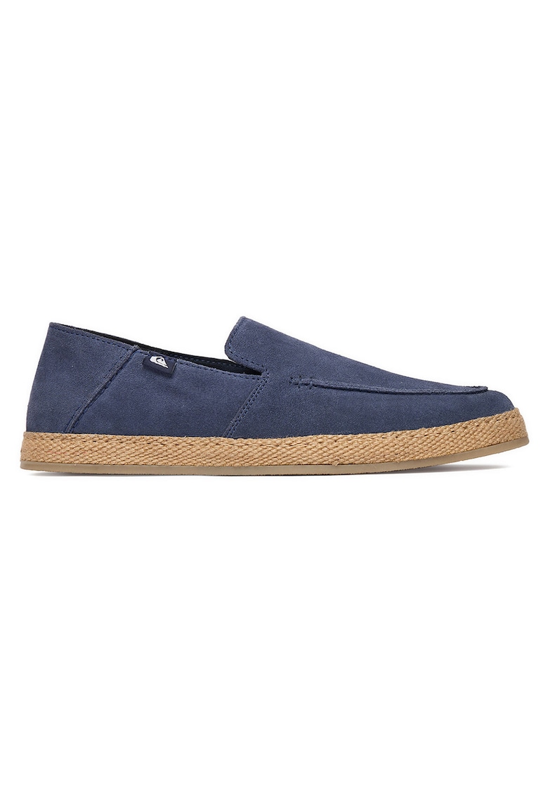 Mocasini barbati piele intoarsa - casual - bleumarin