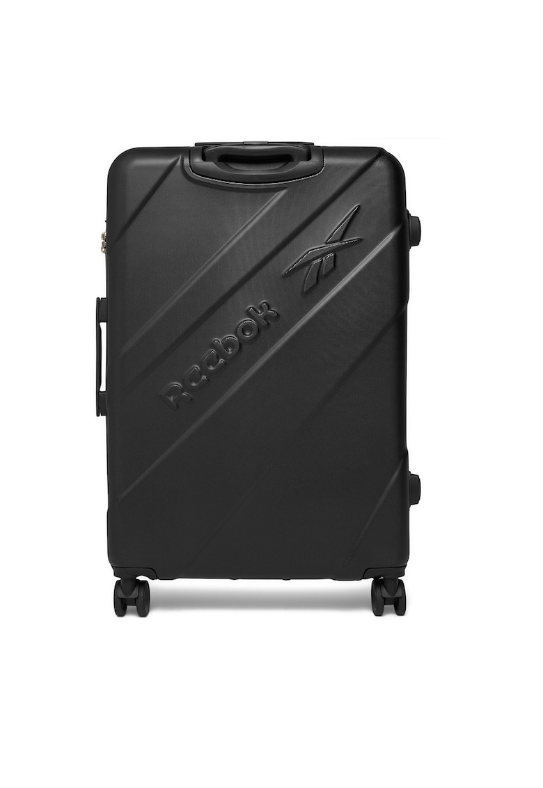 Valiza mare unisex negru 4 roti 75x50x30cm