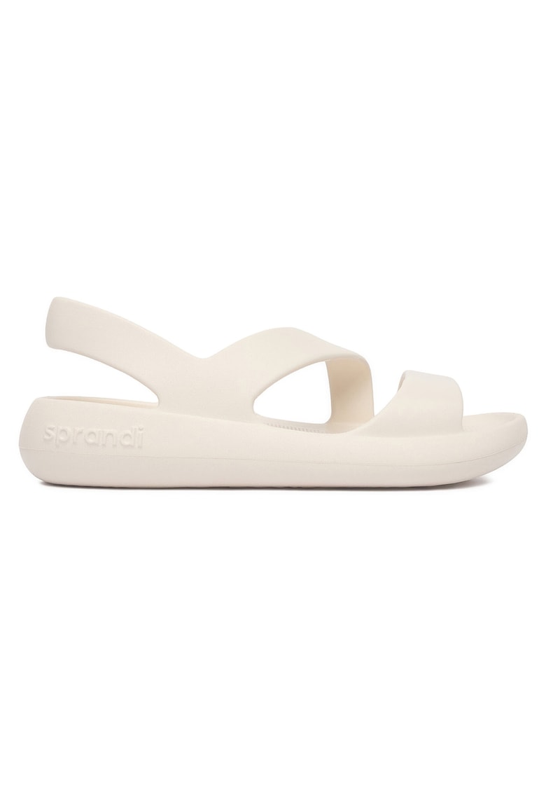 Sandale dama crem - material sintetic - Crem