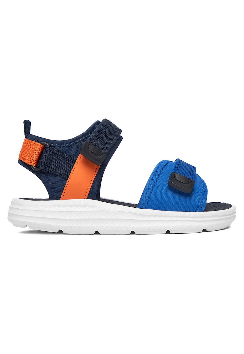 Sandale baieti - bleumarin - textil - sistem inchidere Velcro