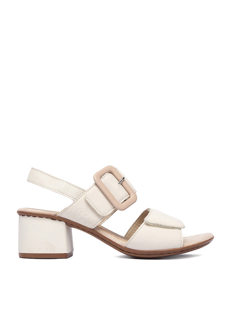 Sandale crem din piele naturala - Crem