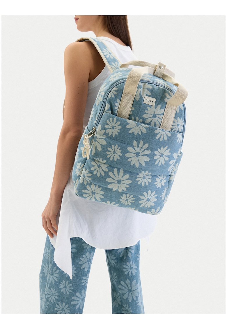 Rucsac dama albastru textil reglabil