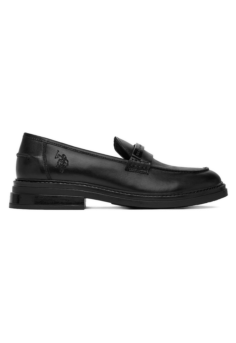 Mocasini dama piele naturala - negru - Negru