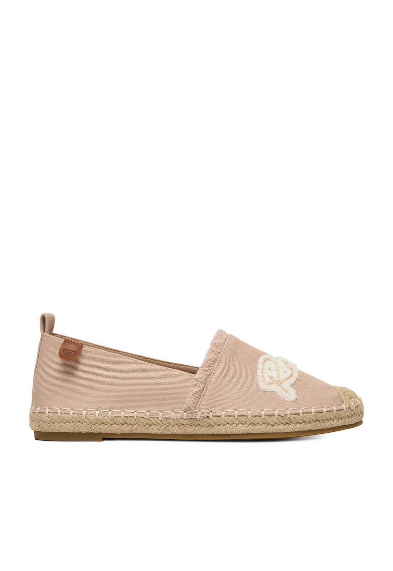 dama bej - material textil - talpa clasica - varf rotund - Bej
